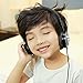 Kids Headphones with Microphone, Volume Limited Hearing Protection & Foldable Lightweight Design, Kids Friendly Safe Material & Tangle-Free Cable, Wired On-Ear Headset for Children Girls