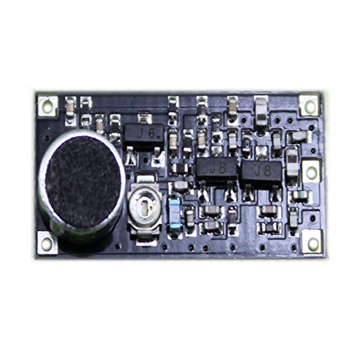 Solu FM Transmitter Module Radio Microphone Wireless Microphone Module//FM Ham Radio FM Transmitter Module 85-115mHz Wireless Microphone Frequency 2-12V by solu