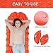 AuAg Ultralight Sleeping Mat Inflatable Sleeping Pad with Air-Support Cells Design for Hiking, Backpacking, Camping, Traveling