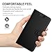 DOOGEE X20L case, KuGi ultra-thin MX style PU Cover + TPU Back Wallet stand Case For DOOGEE X20L smartphone (Black)