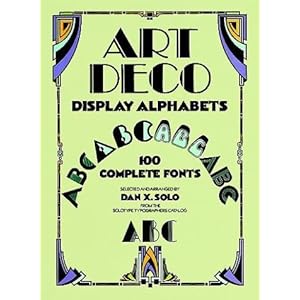 Art Deco Display Alphabets (Dover Pictorial Archive Series)