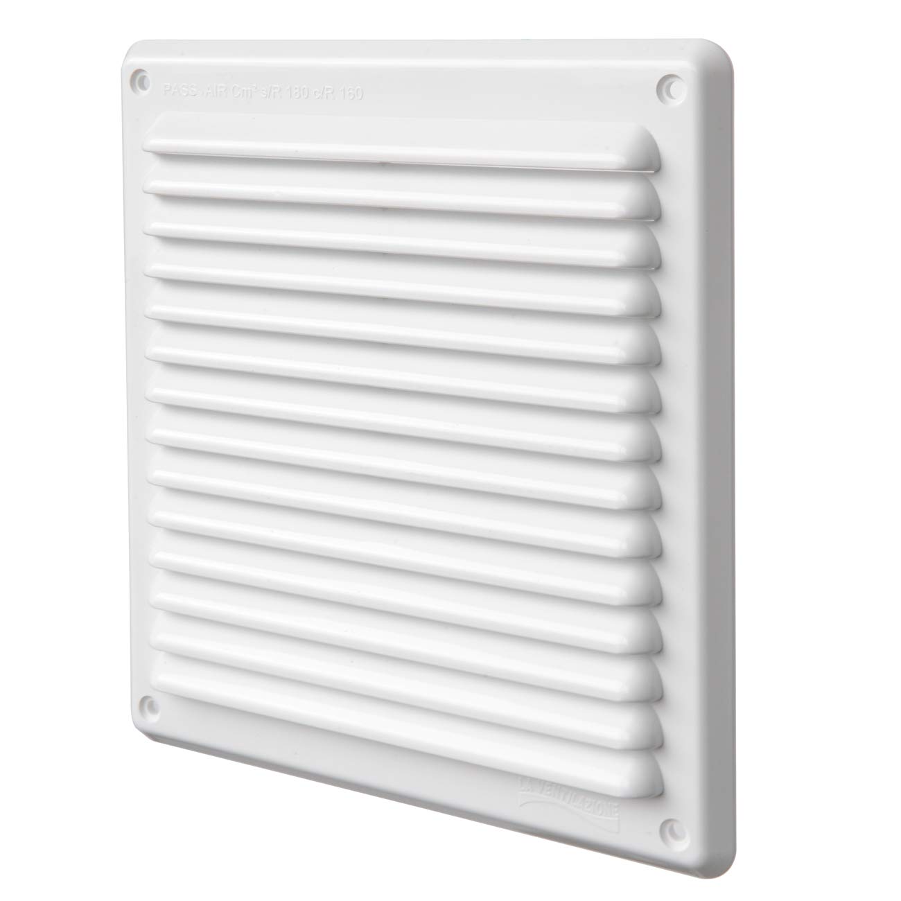 Die Ventilation A2023B Plastic Ventilation Grille Square Plastic White 204 x 230 mm