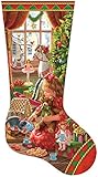 A Girl's Stocking Shaped 800 Piece Jigsaw Puzzle by SunsOut