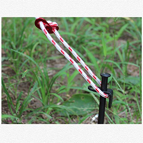 Steel Tent Fixed Pile,Sunsee Tent Stakes, Heavy Duty Steel Tent Stakes Solid Stakes Footprint Camping Stakes for Outdoor Trip Hiking Gardening 5PC