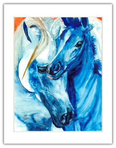 Rainbow Card Company Matted Print, 11 by 14-Inch - Champagne and Cork