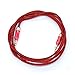 eBerry [A04 3.5mm Male to Male Audio Cable (4.6ft/1.4m)] Audio Aux Cable Car and Home Auxiliary Stereo Jack Cable Cord for Headphones, iPods, iPhones, iPads + Black Storage Pouch (Red Connectors)