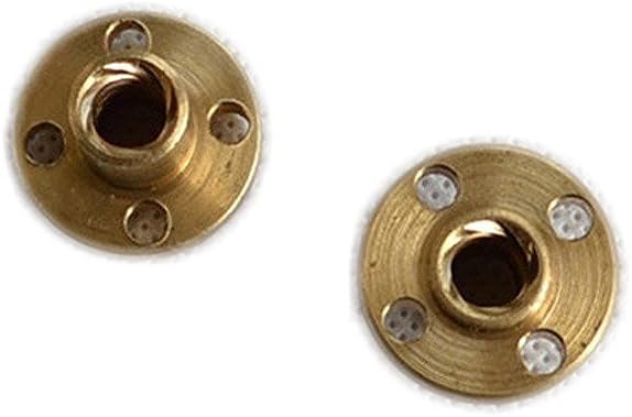 2 x Brass Flange Nut for 3D Printer Z Axis 8mm Stainless Steel Lead Screw