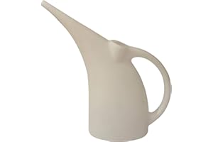 KP KOOL PRODUCTS Watering Can 1/2 Gallon - Small Watering Can for Indoor Plants - Outdoor Watering Can - White Plant Waterer - Plastic Watering Can for Garden - 1 Pack