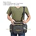 OneTigris Tactical Deployment Bag Compact Utility Carry Bag MOLLE Case Heavy Duty with Shoulder Strap (Black - 1000D Nylon)