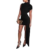 Women Sexy Bodycon Party Maxi Dress Sleeveless Ruched Wrap Elegant Formal Wedding Guest Cocktail Evening Club Long Dress