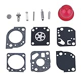 Hipa RB-117 Carburetor Repair Kits for ZAMA C1U-W19 Poulan Craftman 530071811 PP025 PP258TP PP25E PP325 SM705 P4500 P4500F Gas Trimmer