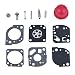 Hipa RB-117 Carburetor Repair Kits for ZAMA C1U-W19 Poulan Craftman 530071811 PP025 PP258TP PP25E PP325 SM705 P4500 P4500F Gas Trimmer primary