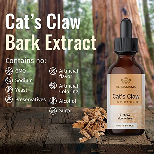 Cats Claw Tincture Organic Cat’s Claw Herb Drops Uncaria Tomentosa