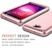 LG X Charge Case, LG Fiesta 2 Case, LG Fiesta LTE Case, AMENQ [Impact Resistant] Hybrid Heavy Duty Shockproof Protective Rugged Armor Case Cover for LG K10 Power/LG L63BL/ LG L64VL (Rose Gold