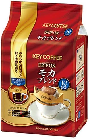 Amazon Co Jp Key Coffee キーコーヒー ドリップ オン モカブレンド 8g 10袋 6袋入 Food Beverage Alcohol