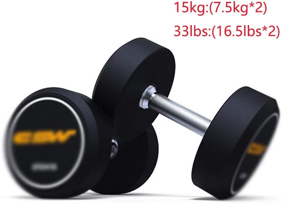 Dumbbell Set Environmentally Friendly Odorless Dumbbells for Home Shaking Weight Dumbbell for Keep Workout Fitness Muscle Toning Dumbbell Dumbbell (Size : A Pair of 15 kg)