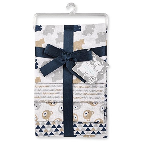 navy blue receiving blankets