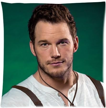 Chris Pratt Custom 18x18 Inch Throw Cushion Cover Pillow Case (Twin Sides)