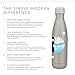 Simple Modern Stainless Steel Vacuum Insulated Double-Walled Wave Bottle, 34oz - Simple Stainless