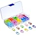 Shappy 120 Pieces Knitting Crochet Locking Stitch Markers Stitch Needle Clip, 10 Colors