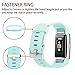 POY Replacement Bands Compatible for Fitbit Charge 2, Classic & Special Edition Sport Wristbands, Small Teal, 1PC
