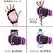 Empower Weighted Gloves for Women, Kickboxing, MMA, 2 Lb Set (1 Pound Each Glove), Berry