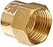 Anderson Metals Brass Garden Hose Fitting, Connector, 3/4
