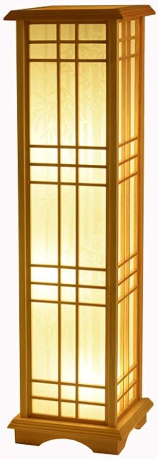 Einstellbare Stehleuchte Japanischer Stil Bambus Stehlampe