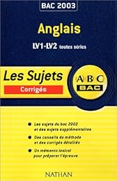 Anglais LV1, LV2, toutes séries
