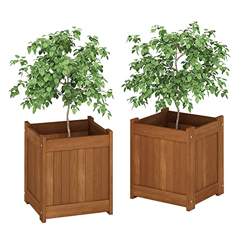 Furinno Planter, Wood, Natural, One Size, One Size
