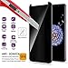 Moresky Compatible For Samsung Galaxy S8 PLUS/S9 PLUS Screen Protector Tempered Glass Privacy Anti-Spy 3D Curved Edge Case Friendly Film (4 Pack, Black)