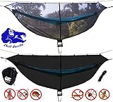 Chill Gorilla Defender Hammock Mosquito Net Stops All Bugs & Insects. Fast Easy Setup. Compact, Lightweight. Size 132" x 51". Camping Accessories.