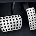 Astra Depot Stainless Steel Gas Brake Pedals Pads for Mercedes Benz M GL R Class AMG GL350 GL450 GL550 GL63 AMG ML350 ML550 ML63 AMG R350 ML450 GL320 ML320 R320 ML500 R500