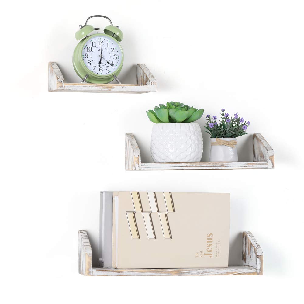 Best floating wall shelf living room antique