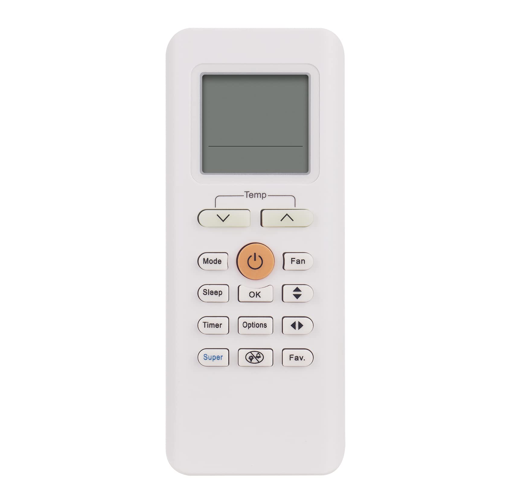 AULCMEET RG70A/BGEF Replacement Remote Compatible with Midea 433MHz Portable A/C Air Conditioner RG70A/BGEF, MA-18NXD0-I, MA-24NXD0-I, RG70C/BGEF, RG70C1/BGEF, RG70E/BGEF，MA-09NXD0-I, MA-12NXD0-I