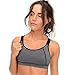 BRAUFACTUM Women's Wirefree Lightly Lined Racerback High Impact Full Figure Support Sports Bra