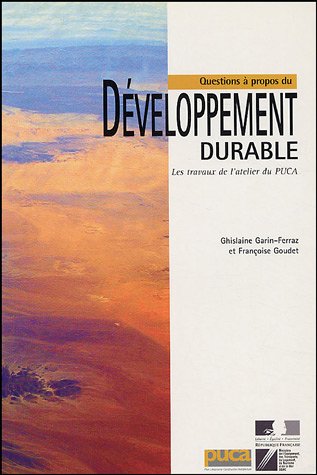 Questions à propos du développement durable