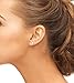 THE PEARL SOURCE White Freshwater Real Pearl Earrings for Women - 14K Gold Earrings | Hypoallergenic Earrings with Genuine Cultured Pearls, 7.0-11.0mm