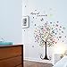 Smartcoco DIY Creative Romantic Butterfly Tree Wall Sticker Removable Wall Decals Kid Room Living Room Bedroom Decors