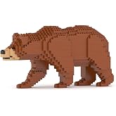 JEKCA Brown Bear 01S | Animal Plastic Building Blocks | Age 14+