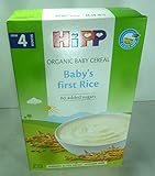 HIPP BABY RICE ORGANIC CEREAL PAP 1 PACK 200g NO ADDED SUGAR,FROM 4 MONTHS,FRESH