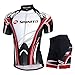 sponeed Padded Bike Shorts with Padding Mountain Biking Commuting to Work Cycling Bottoms Gear US Medium Red