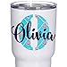Yeti Tumbler Decal with Initial and Name for Yeti RTIC Ozark Tumblers and Cups Cars and Laptops