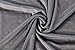 Snuggle Pro Reversible Duvet Cover for Weighted Blankets - 60 x 80 Inches Queen Size - All Season Cooling Bamboo and Soft Minky - Removable and Machine Washable - Grey