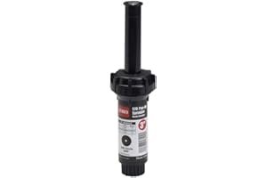 Toro 53818 3-Inch Pop-Up Fixed-Spray with Adjustable Nozzle Sprinkler, 0-360-Degree, 15-Feet,Blacks