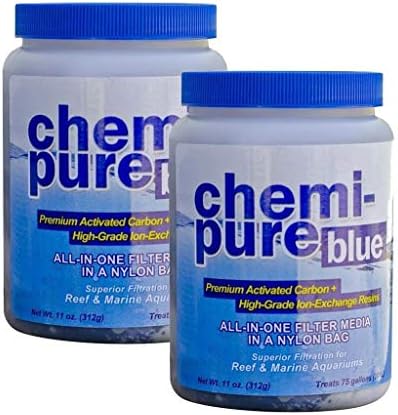 BOYD CHEMI Pure Blue 11 OZ Twin Pack - Aquarium Filtration Media CHEMIPURE
