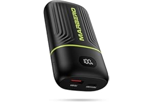 MARBERO Portable Charger 10000mAh Mini Power Bank USB C in&out Fast Charging Battery Pack Compact External Phone Powerbank Compatible with iPhone 16 15 14 13 12 Samsung S22 S21 Google AirPods iPad etc