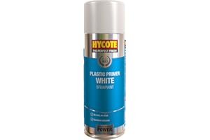 Hycote High Build Aerosol Car Spray Paint, White Plastic Primer, 13.5 Oz