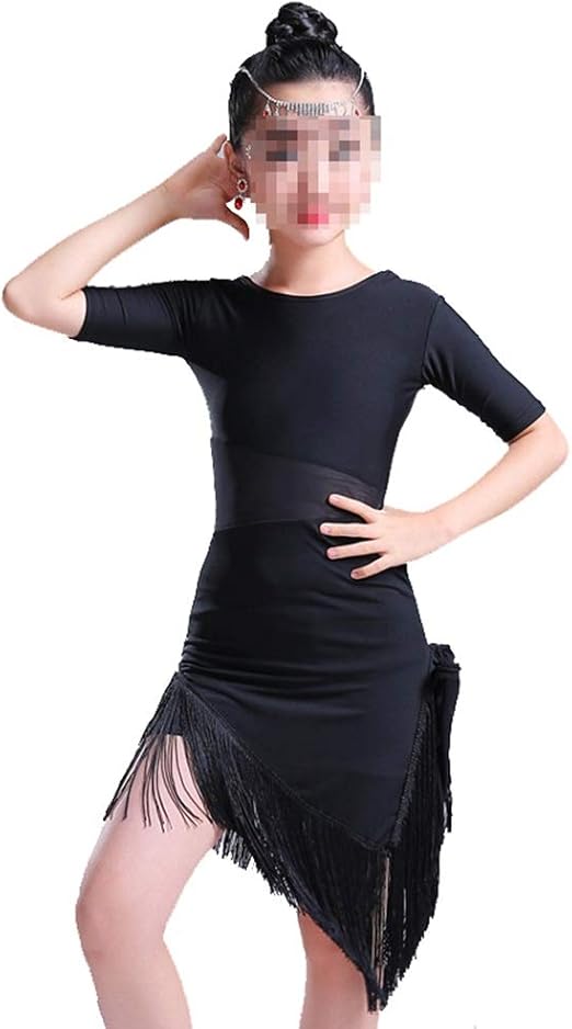 black dress dance costume