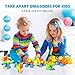 Dinosaur Toys Take Apart Toys with Tools (226 Pieces) - Pack of 6 Dinosaurs with 12 Tools, Construction Engineering Building Play Set for Boys Girls Toddlers, STEM Learning Kit for Kids Age 3+